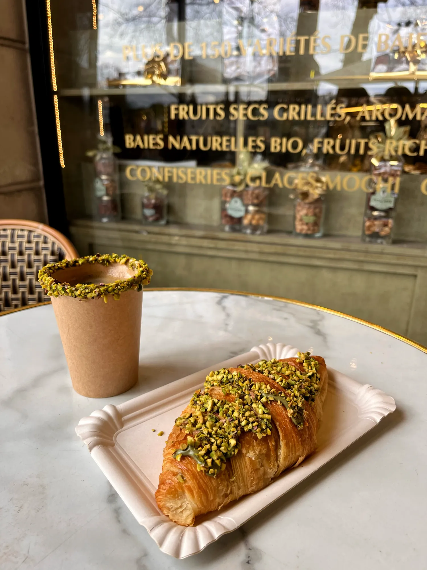 La Pistacherie: o croissant com pistache